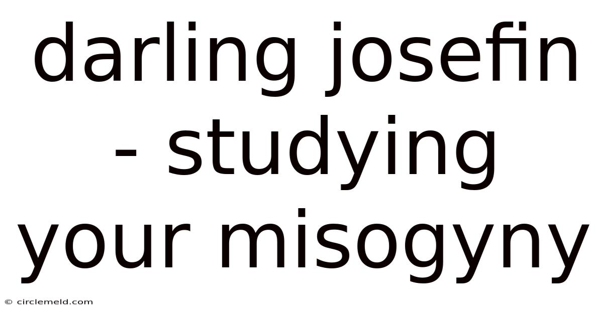 Darling Josefin - Studying Your Misogyny