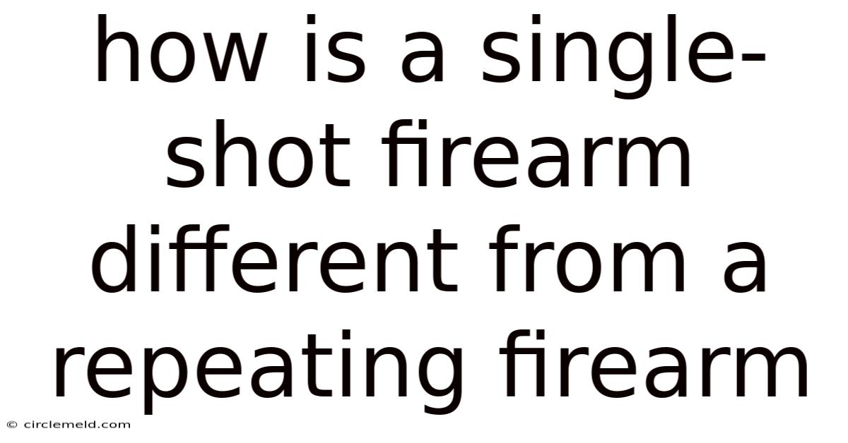How Is A Single-shot Firearm Different From A Repeating Firearm
