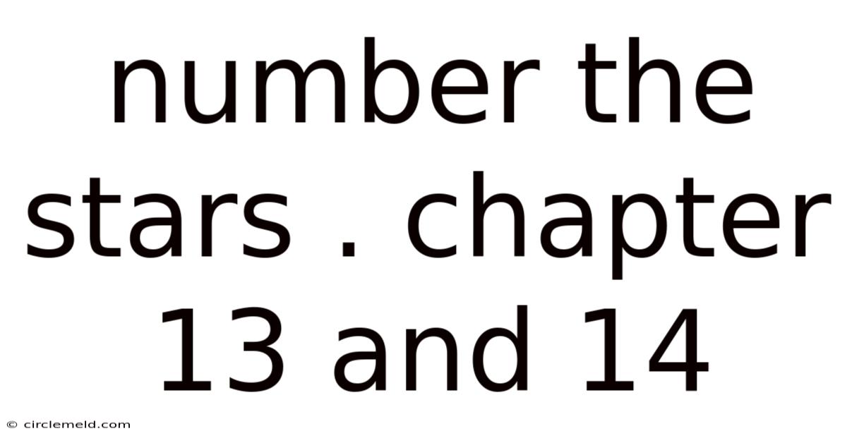 Number The Stars . Chapter 13 And 14