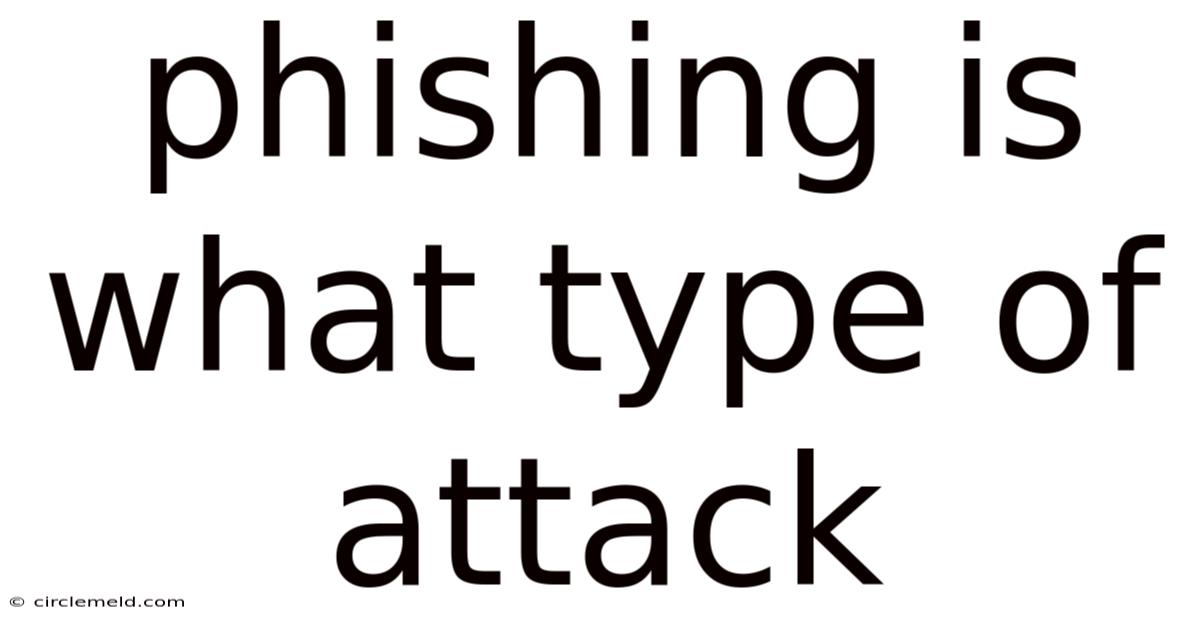Phishing Is What Type Of Attack
