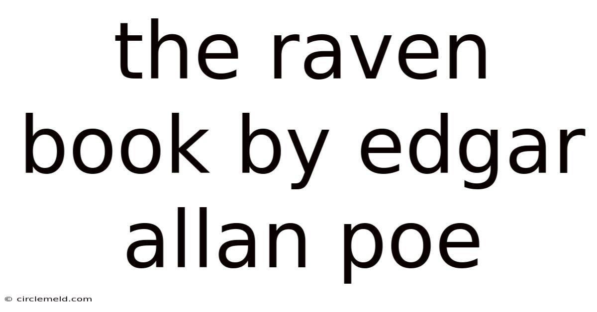 The Raven Book By Edgar Allan Poe